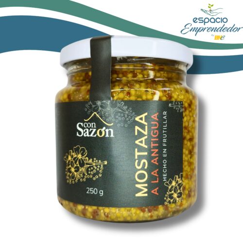 Mostaza a la antigua 250 grs – Marca conSazon