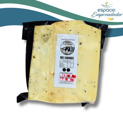 Queso chanco mix sabores - Marca Quesos La Colonia