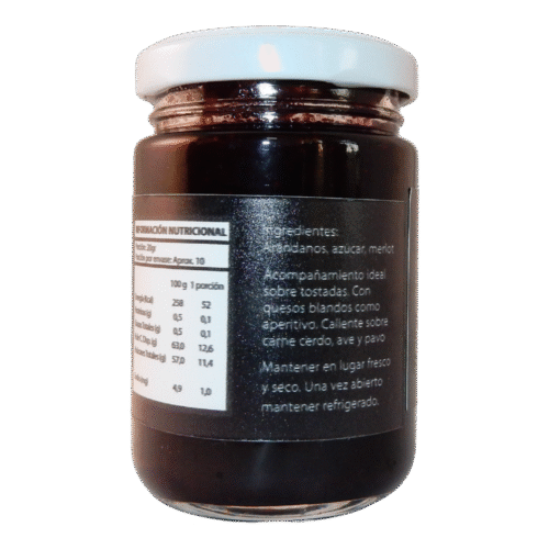 Chutney sabor arándanos al merlot