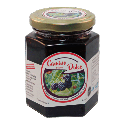 mermelada de mora 250 grs camino dulce Mermelada Mora 230 grs
