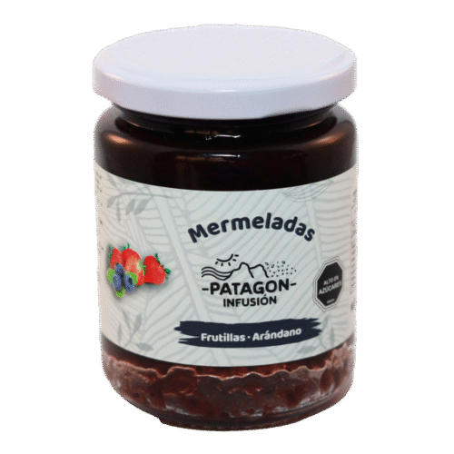 Mermelada Frutilla Arándano valle del Rahue (toma Principal ) Mermelada Frutilla-Arándano 250 ml