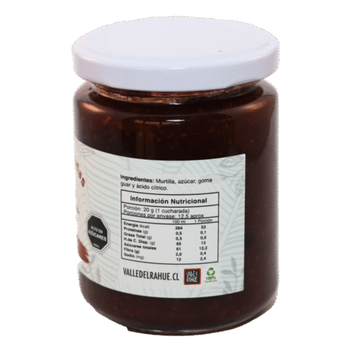 Mermelada murtilla valle del Rahue (toma B ) Mermelada Murtilla 250 ml
