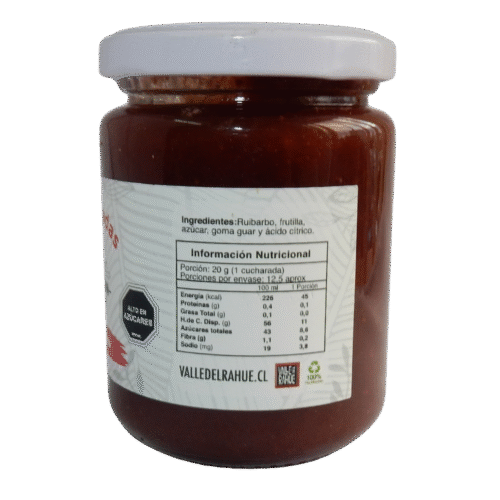 Mermelada Ruibarbo 250 ml