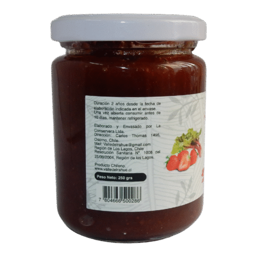 Mermelada Ruibarbo 250 ml