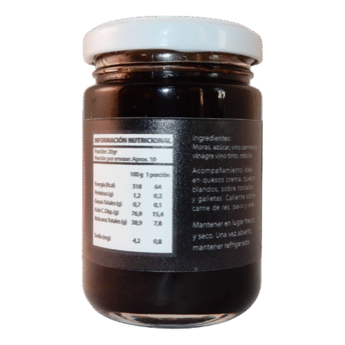 Moras al carmenere Polloico (toma B) Chutney sabor moras al carmenere