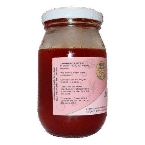 Morrón - Ají verde . La Conservita (toma A) Mermelada morrón - ají 180 grs