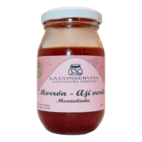 Morrón - Ají verde . La Conservita (toma principal) Mermelada morrón - ají 180 grs