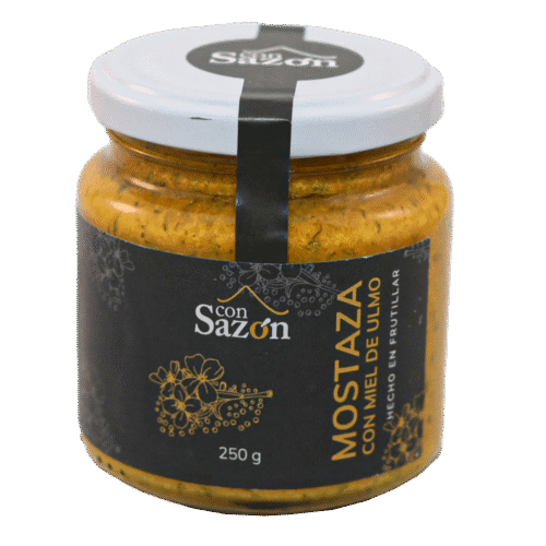 Salsa mostaza con miel 250 grs
