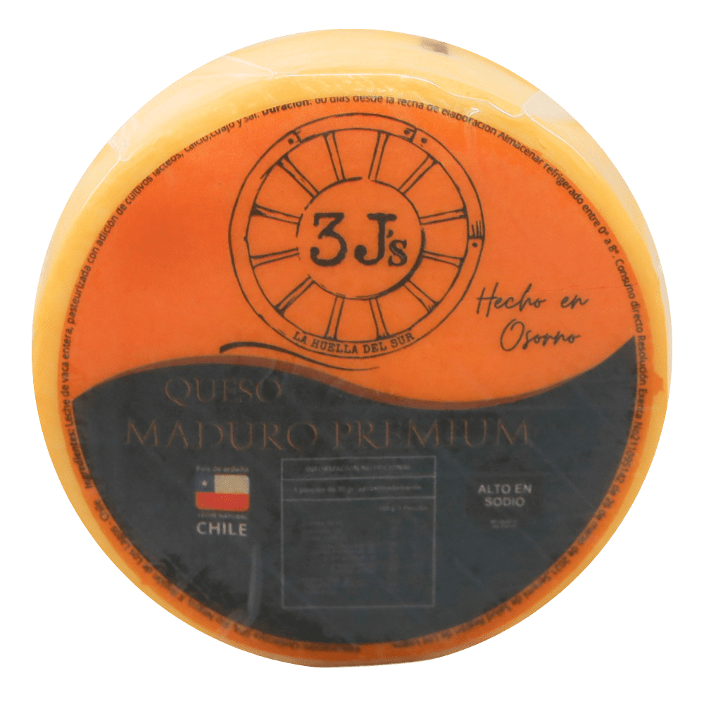 Queso maduro premium redondo 650 grs