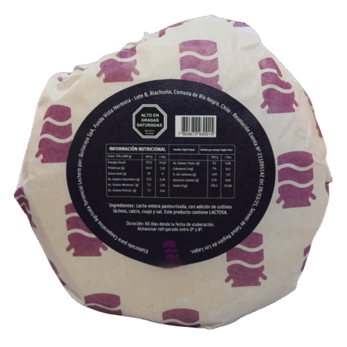 Queso mantecoso. Torrencial Lechero (toma A) Queso rueda 950 grs