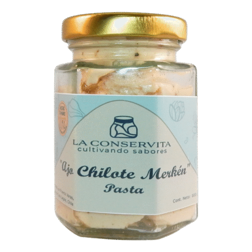ajo chilote merken . La Conservita (toma principal) Pasta de Ajo Chilote Merken