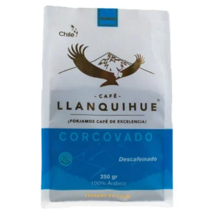 Café Corcovado bolsa 250 grs, descafeinado