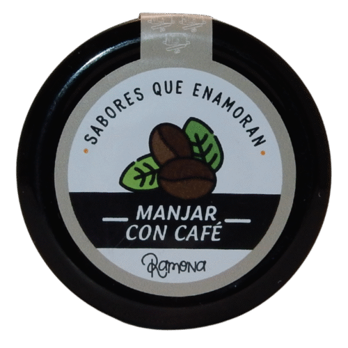 manjar con cafe ramona (tapa) Manjar café 230 grs