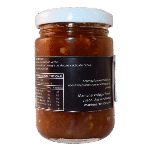 Chutney sabor morrones y ajís