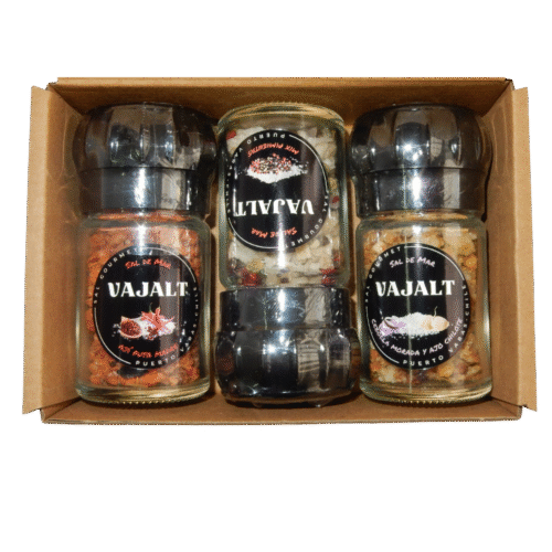 pack 3 sales Vajalt (toma B) Pack 3 Molinillos sal 50 grs