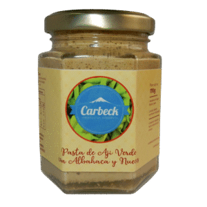 Aji verde albahaca nueces 170 grs
