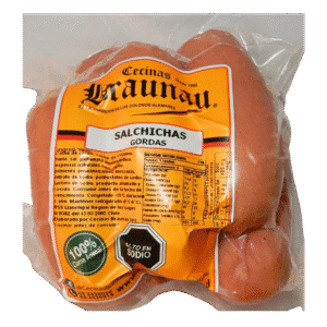 Salchichas gordas al vacío