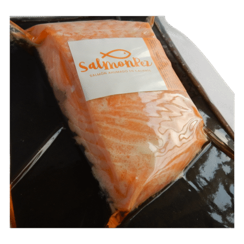 salmón ahumado Salmonpez (toma A) Salmon al vacio porcion 270 grs aprox
