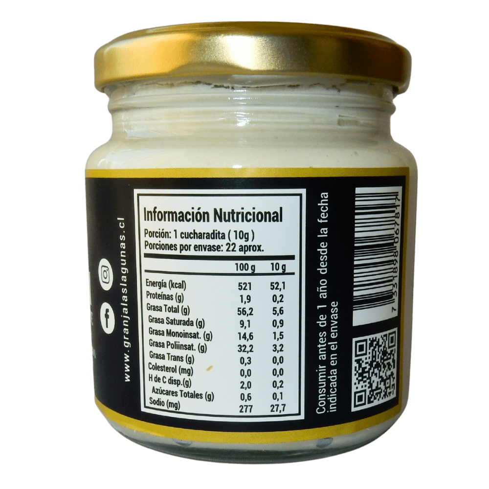 Alioli de Ajo Chilote (mayonesa vegana) 220 grs - Imagen 2