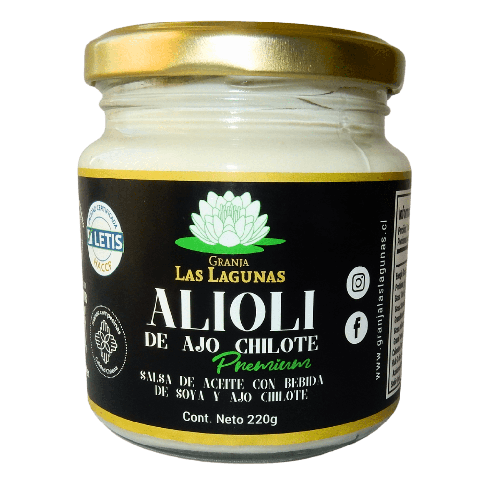 Alioli de Ajo Chilote (mayonesa vegana) 220 grs