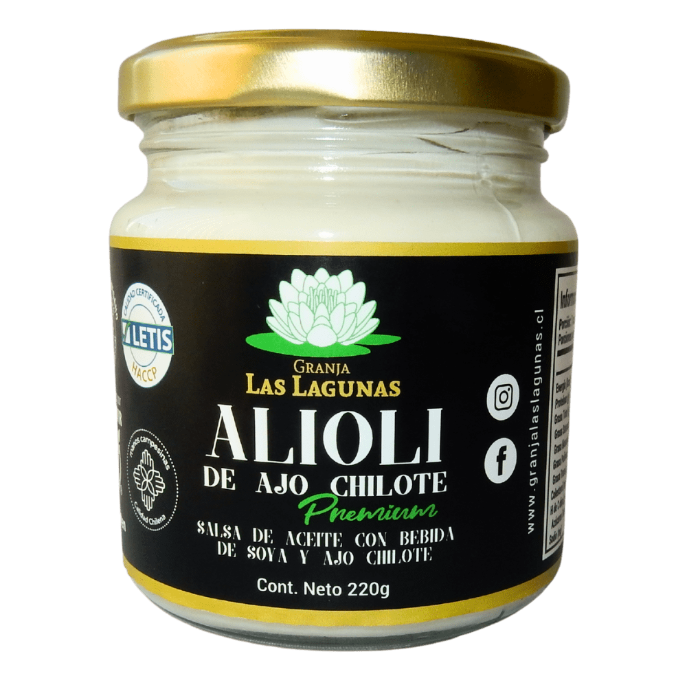 Alioli de Ajo Chilote (mayonesa vegana) 220 grs