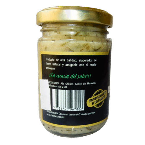 Pasta de ajo chilote - Tomillo chascudo, Granja las lagunas (Toma B) Pasta de Ajo Chilote con Tomillo Chascudo 160 grs