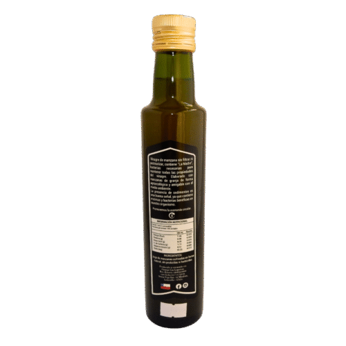 Vinagre vivo de manzana, 250 cc. Granja las lagunas (Toma A) Vinagre de Manzana 250 cc