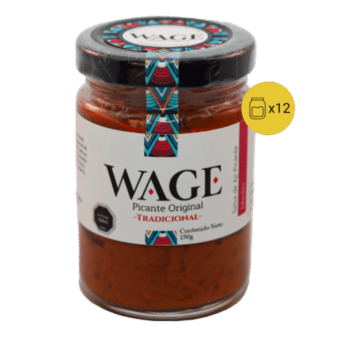 Pack 12 un. Pasta de ají tradicional ahumado 150 grs