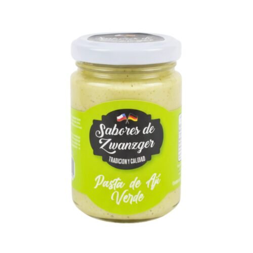 Pasta de Ají Verde Sabores de Zwanzger - Frescura y Picor Natural