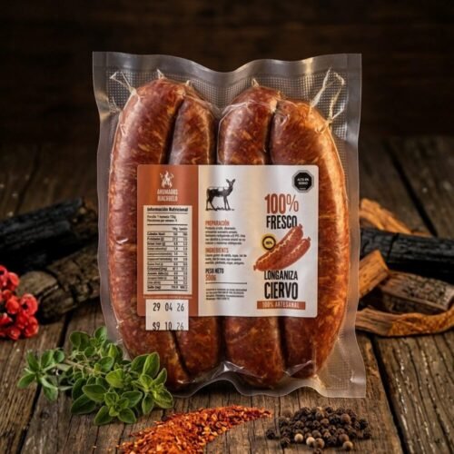 Longaniza de Ciervo 100% Artesanal 500g | Ahumados Riachuelo