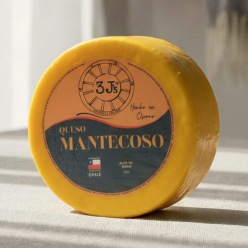Queso Mantecoso Redondo al Vacío 750g aprox. | Artesanal Sur de Chile — 3Js