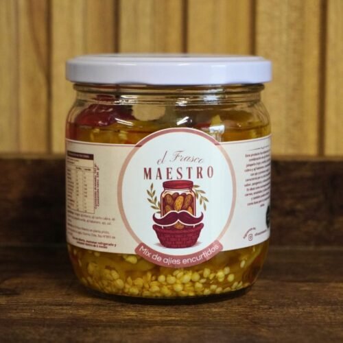 Mix de Ajíes en Escabeche | Conserva Artesanal Picante — El Frasco Maestro