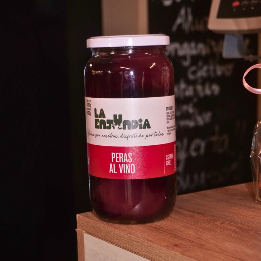 Conserva de Peras al Vino 1000g | Artesanal Sin Conservantes — La Enjundia