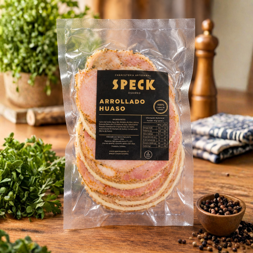 Arrollado de Huaso Speck | Cecina Artesanal Sur de Chile