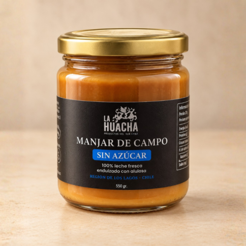 Manjar Sin Azúcar 550 grs | Artesanal Sur de Chile — La Huacha